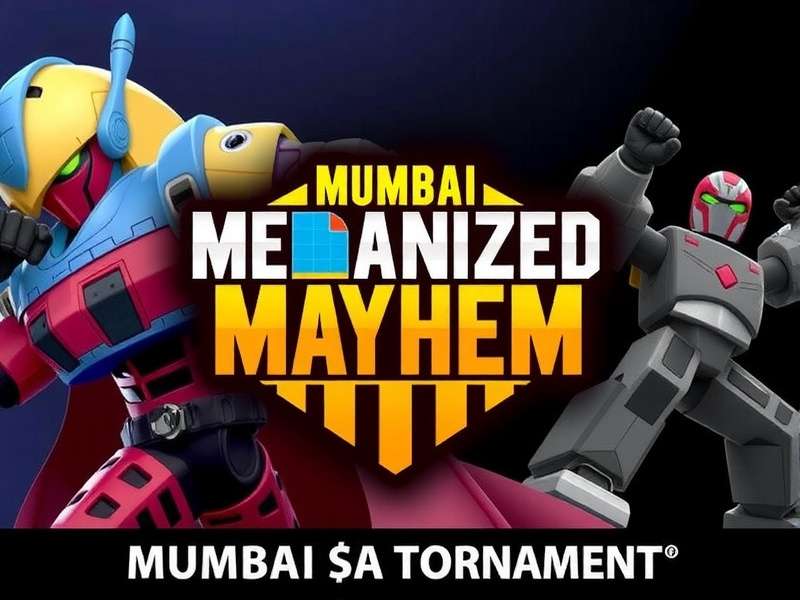 Players competing in a local tournament Mumbai Mechanized Mayhem tournament